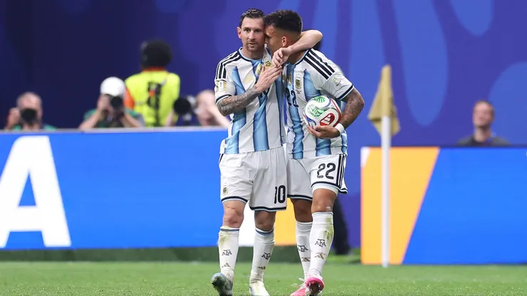 Lautaro descartó a Messi para el 2030.