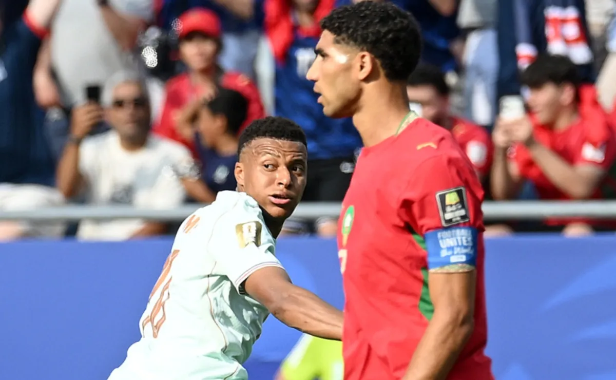 “No hay sentimientos”: Las palabras de Mbappé sobre la tristeza de Hakimi por la derrota de Marruecos