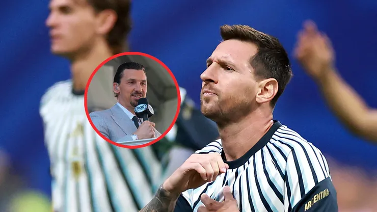 Zlatan Ibrahimovic elogió a Messi en el Mundial.