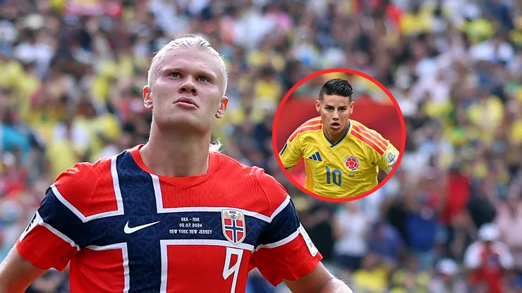 Erling Haaland y James Rodríguez en el Mundial 2026.