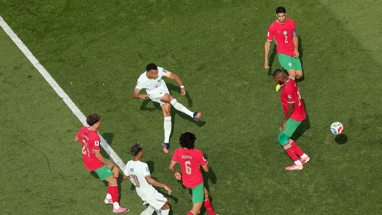 Mbappé ya llegó a 20 goles en Mundiales: GETTY