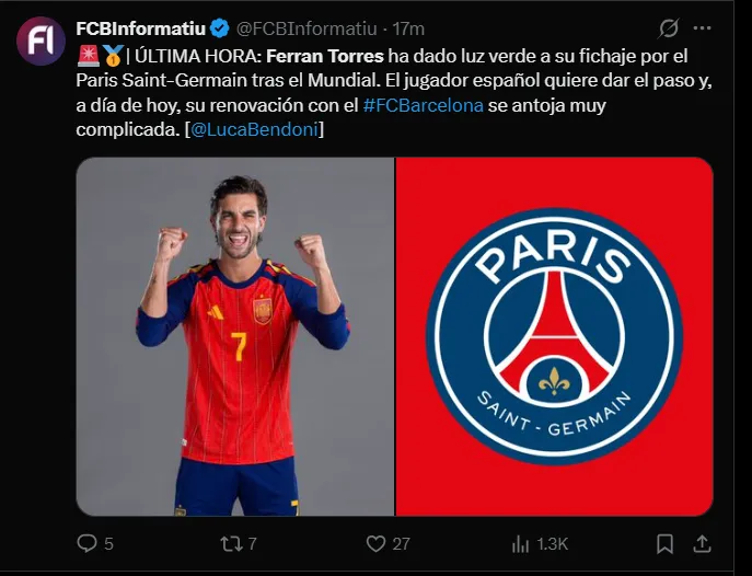 Fuente: @FCBInformatiu