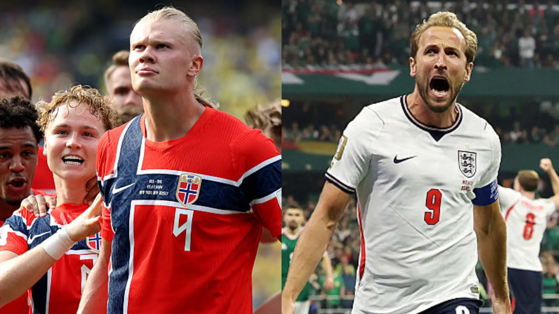 Erling Haaland y Harry Kane cara a cara este sábado en Miami (Getty Images).