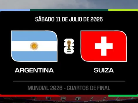 Dónde ver EN VIVO Argentina vs. Suiza por los 4tos del Mundial 2026: canales de TV y streaming