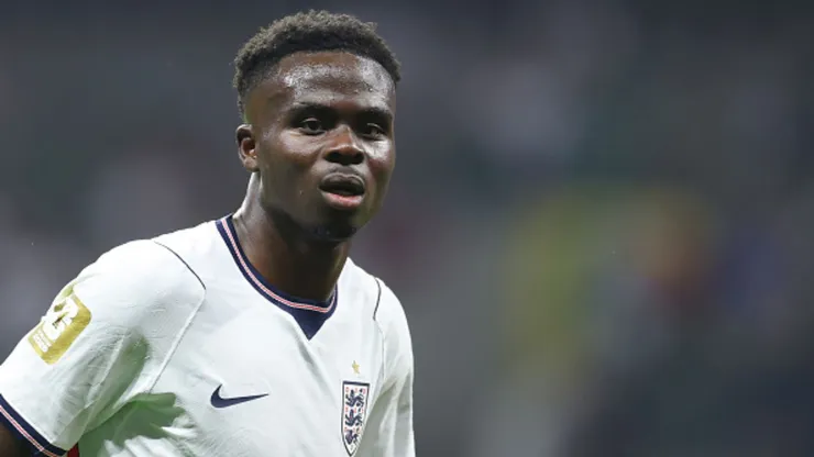 Bukayo Saka, delantero de Inglaterra.