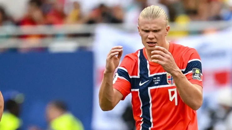 Erling Haaland, delantero de Noruega.