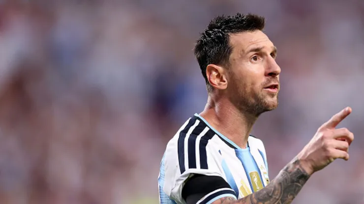 Lionel Messi, capitán de Argentina.