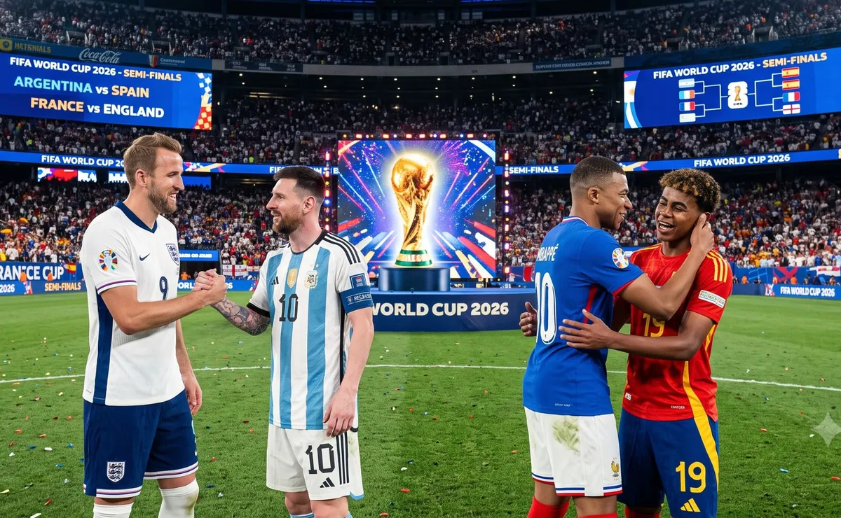 مواعيد مباريات نصف نهائي كأس العالم 2026: صدامات نارية مرتقبة والقنوات الناقلة
