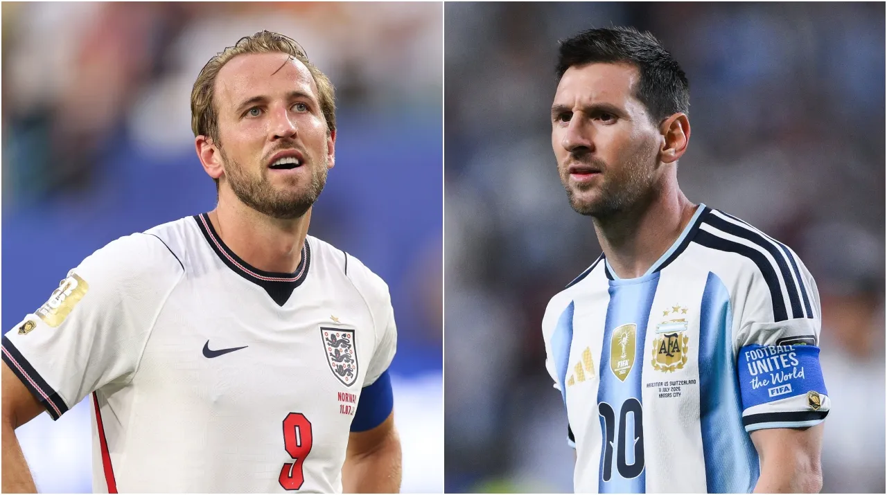 Harry Kane y Lionel Messi. (Foto: Getty Images)