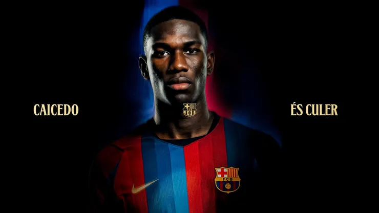 El FC Barcelona anuncia a Josué Caicedo