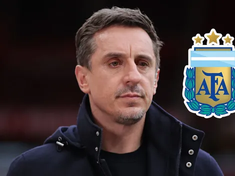 "Pedazo de tronco": Gary Neville menospreció a Argentina y recibió una drástica respuesta