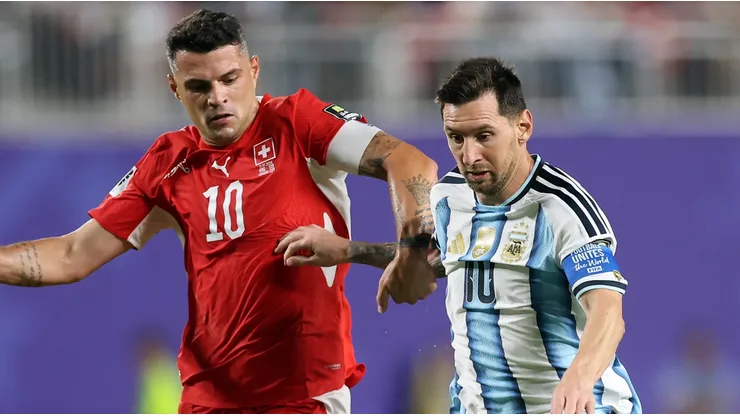 Granit Xhaka y Lionel Messi en el Mundial 2026.