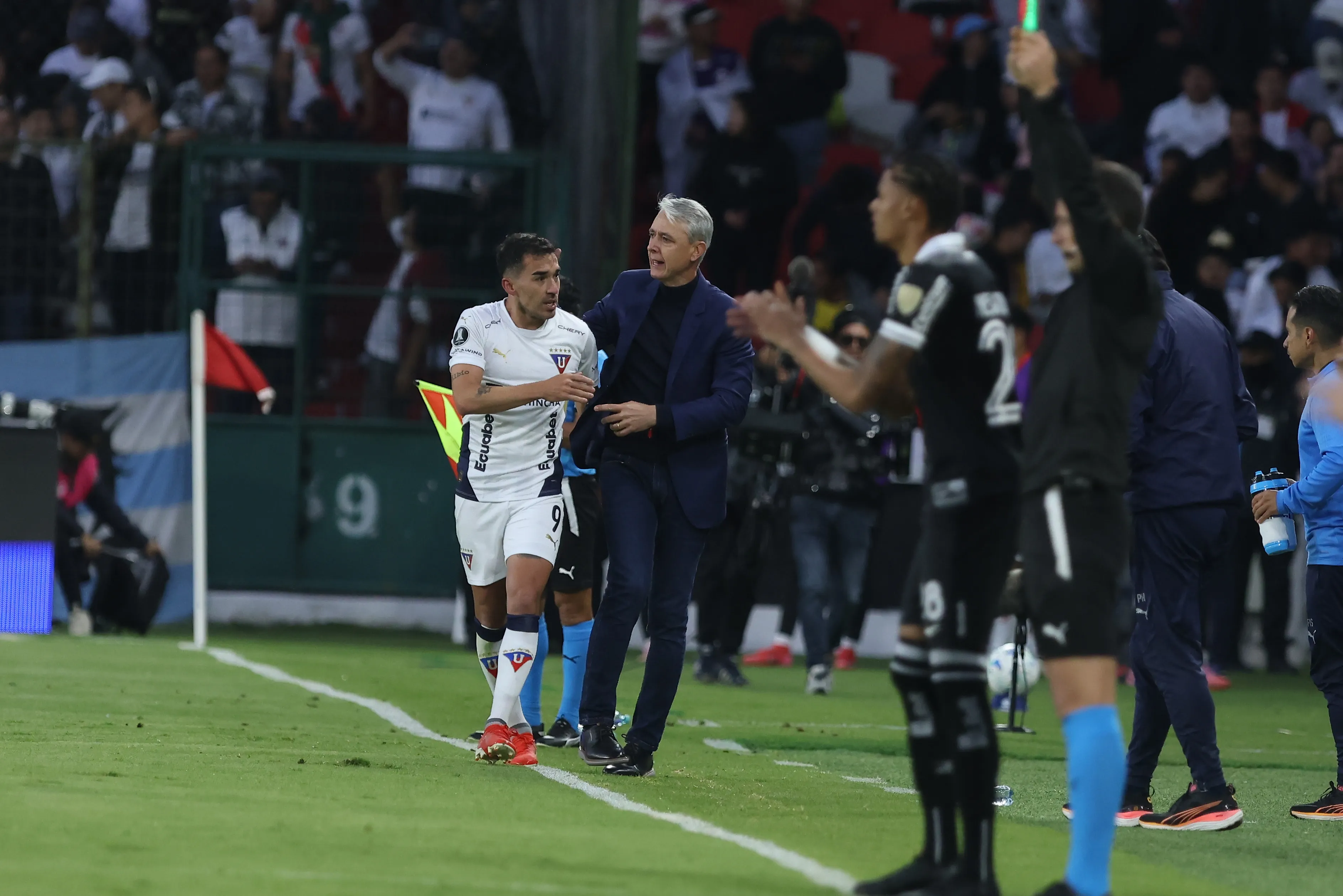 Liga de Quito lleva un año y medio con Tiago Nunes como DT.