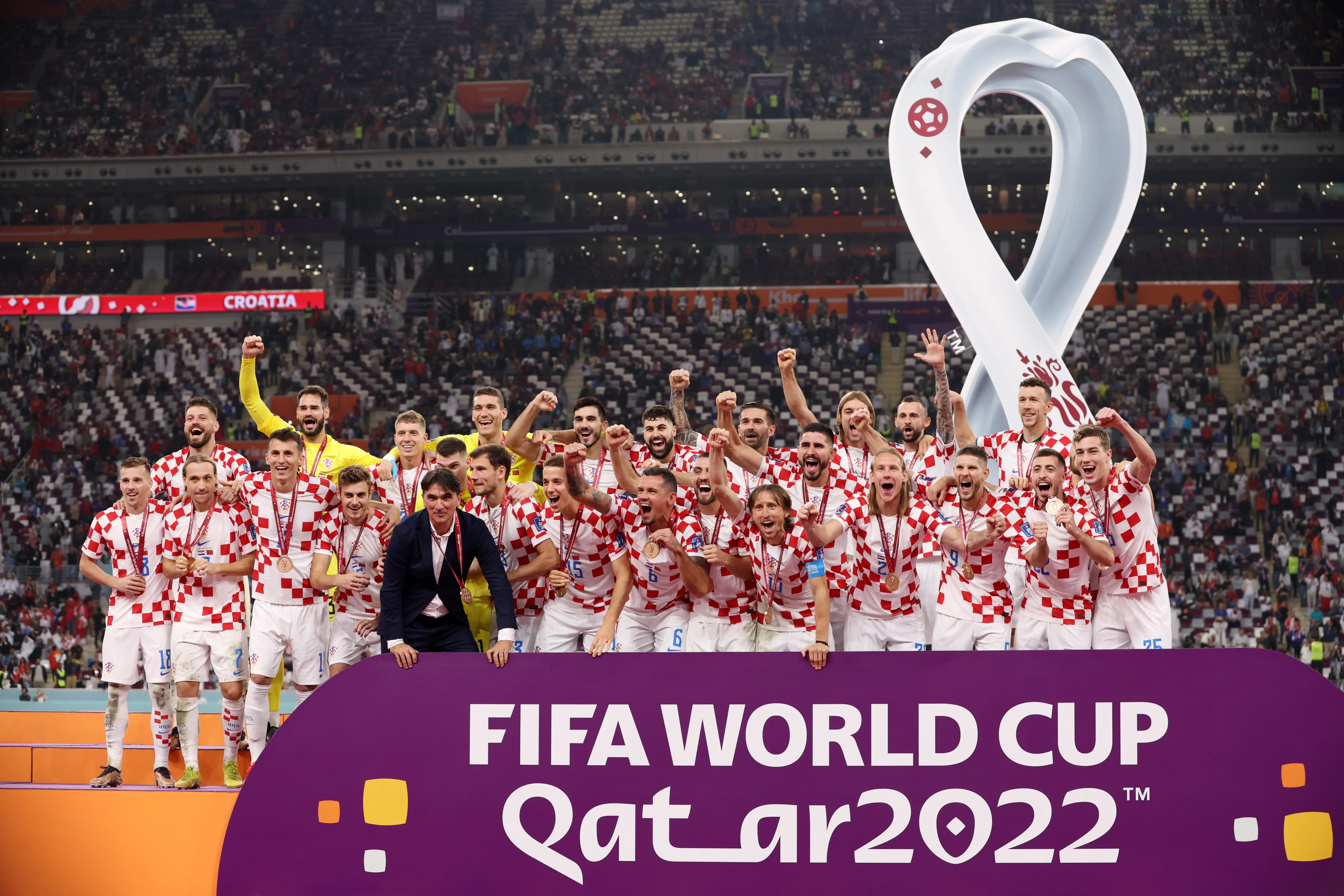 Croacia hizo un Mundial histórico y se subió al podio en 2022.