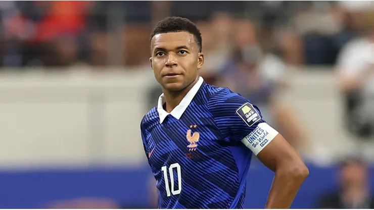 Kylian Mbappé en Francia vs. España.