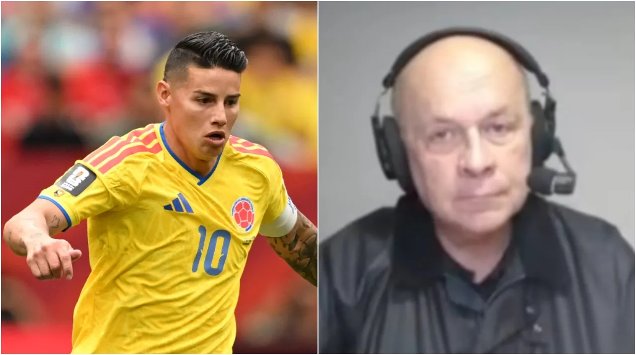 James Rodríguez y Carlos Antonio Vélez. (Foto: Getty Images e Instagram / @velezfutbol)