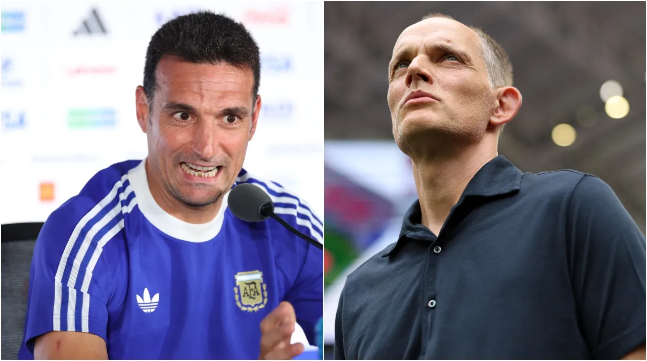 Scaloni y Tuchel en el Mundial 2026. (Foto: Getty Images)