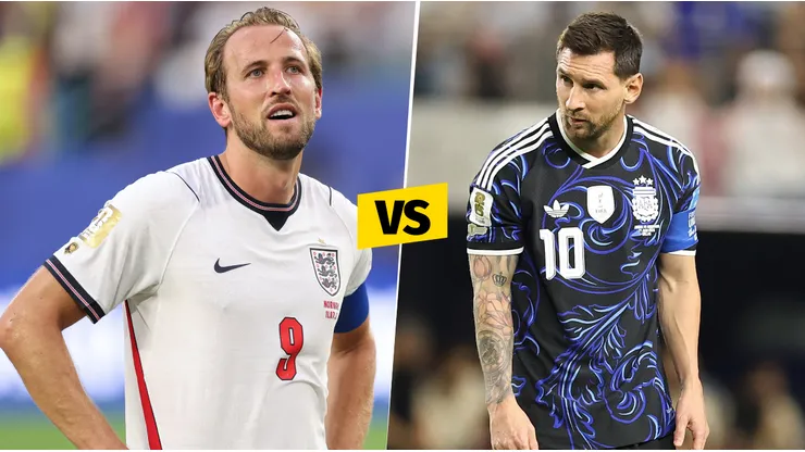 Alineaciones del partido entre Argentina e Inglaterra