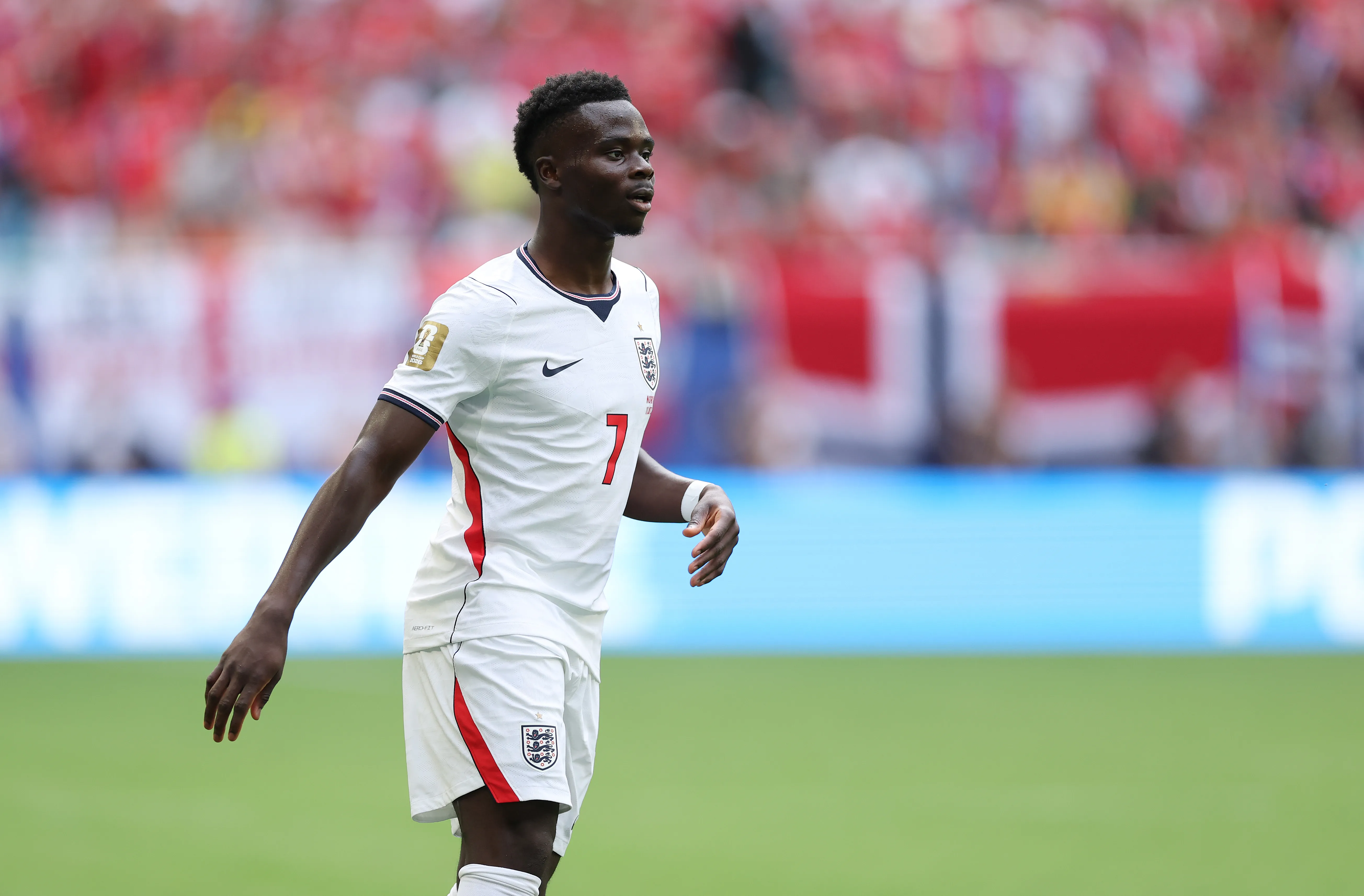 Saka es suplente ante Argentina. (Foto: GettyImages)
