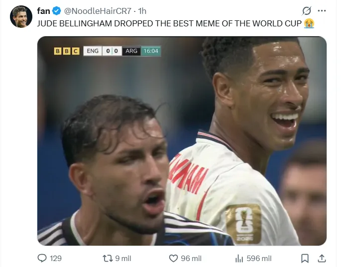 Los mejores memes del partido. (Captura de pantalla)