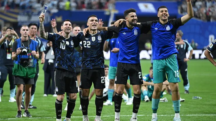 El polémico festejo de Argentina tras vencer a Inglaterra