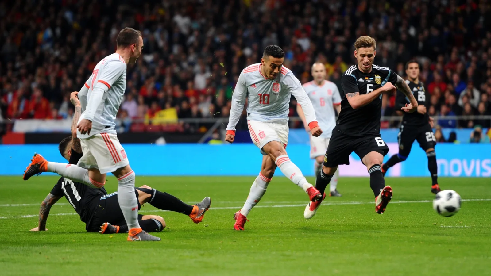 6-1 en 2018 a favor de España, último choque entre La Roja y Argentina: GETTY