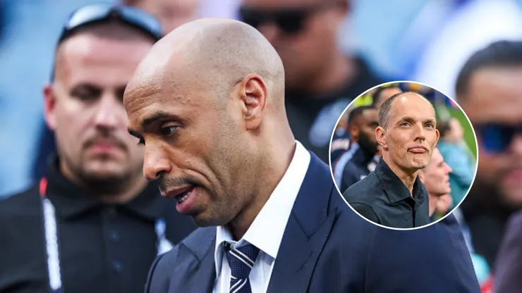 Thierry Henry y Thomas Tuchel.
