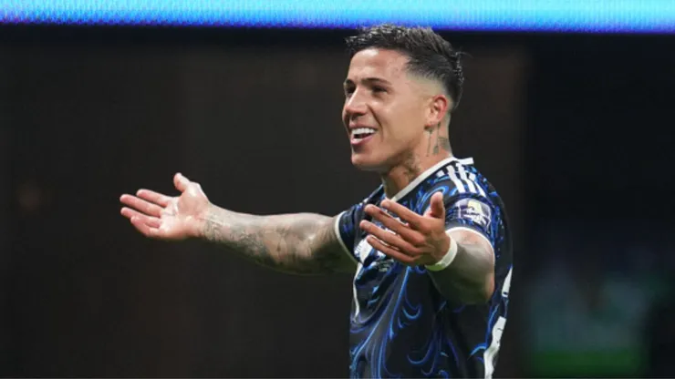 Enzo Fernández, volante de Argentina.