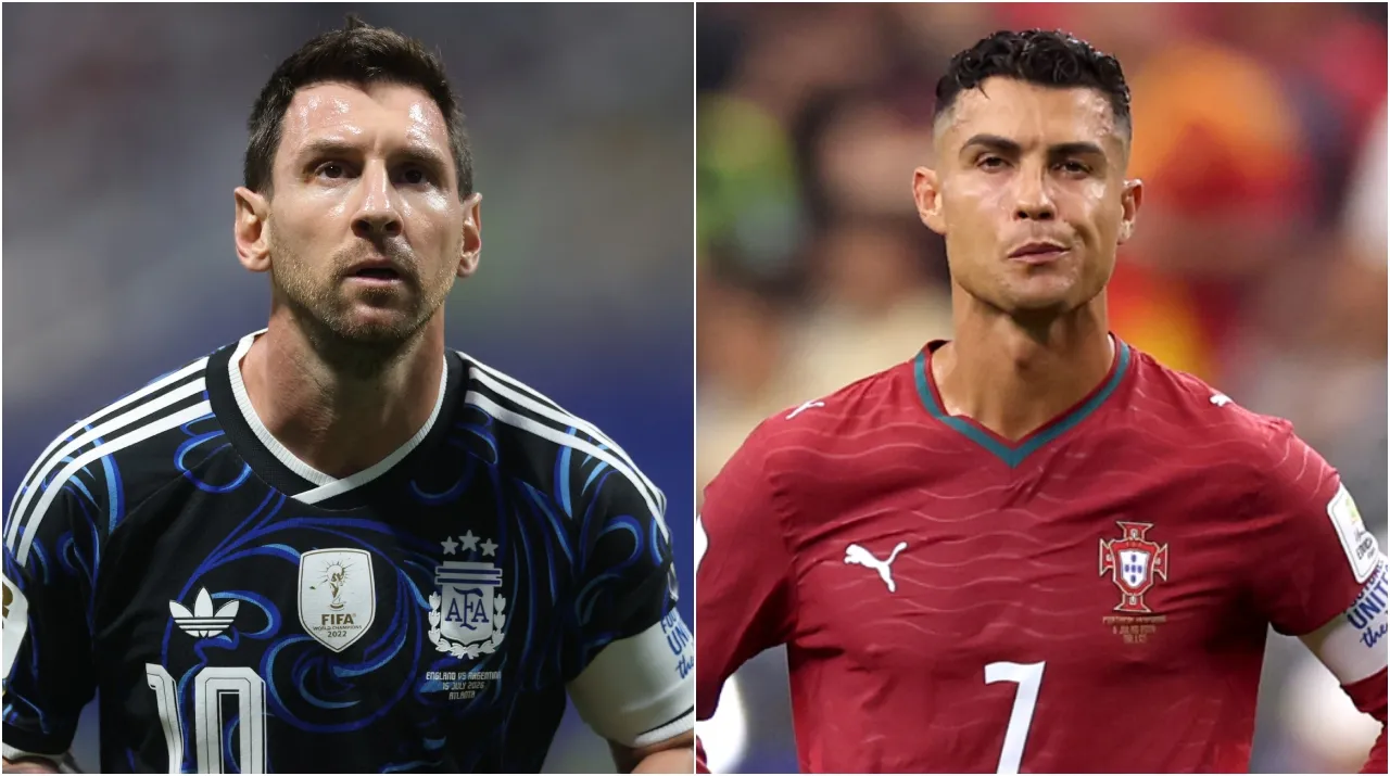 Leo Messi y Cristiano Ronaldo. (Foto: Getty Images)