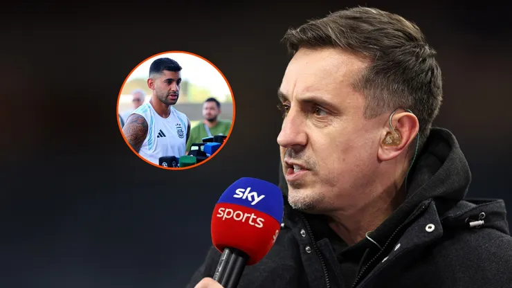 Gary Neville, otra vez contra Cuti Romero.