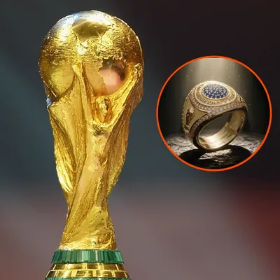 El anilló que FIFA dará a cada jugador que gane la final del Mundial