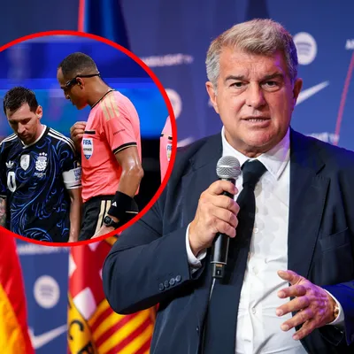 Joan Laporta, presidente del FC Barcelona no se guardó antes de la final Argentina vs. España: “Si el árbitro…”