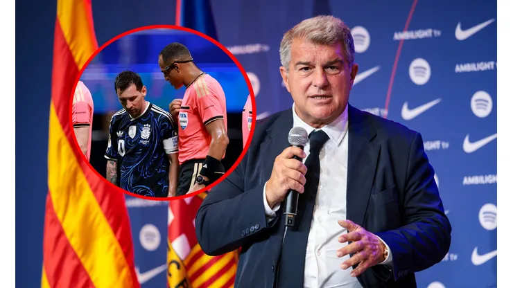 Joan Laporta, presidente del FC Barcelona no se guardó ante antes de la final Argentina vs. España: "Si el árbitro..."