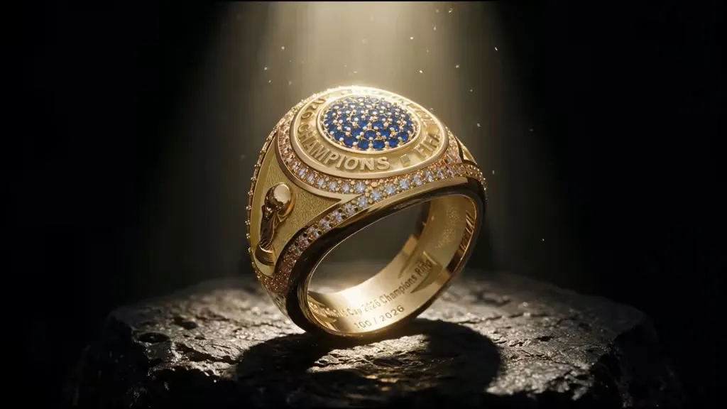 El anillo que la FIFA le entregará a los campeones del Mundial 2026 (FIFA.com).
