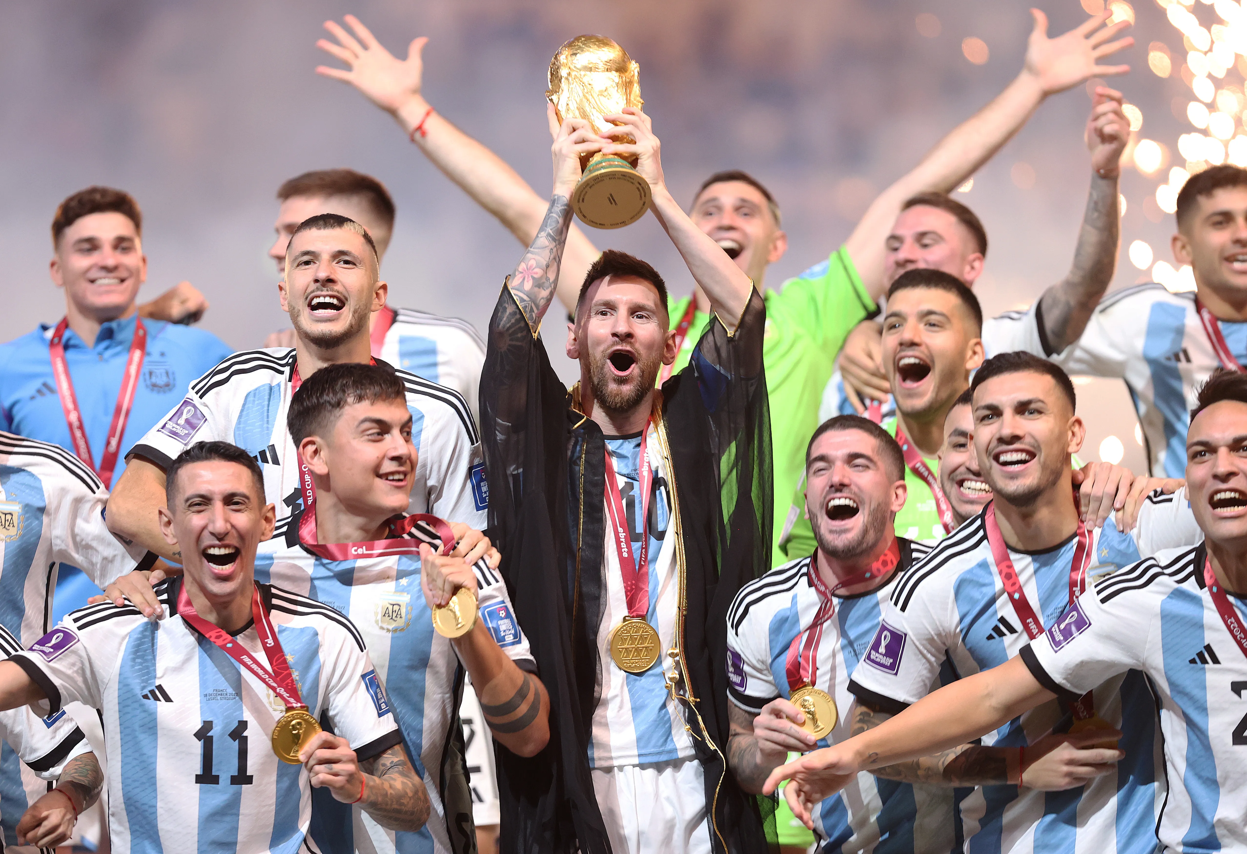 Messi ganó el Mundial 2022 con la Selección de Argentina.
