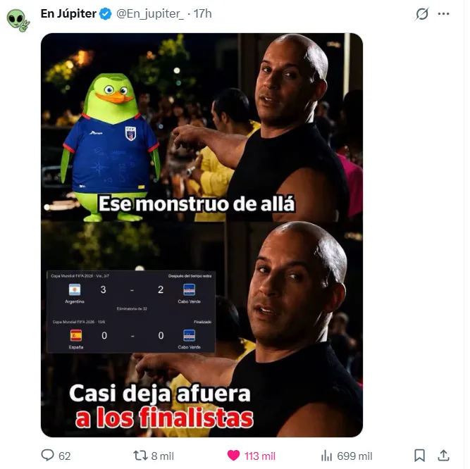 Los mejores memes de la final. (Captura de pantalla)