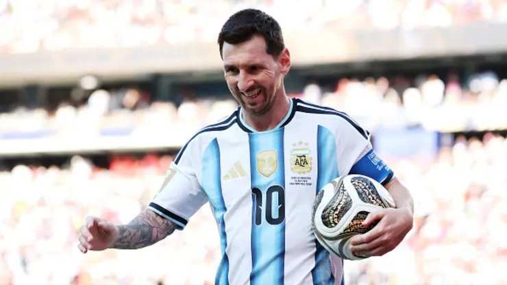 Lionel Messi, capitán de Argentina.
