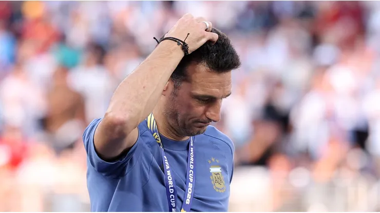 Lionel Scaloni tras la derrota de Argentina contra España.