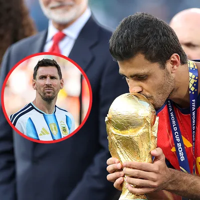 Rodri se rinde ante Messi a pesar del título de España en el Mundial