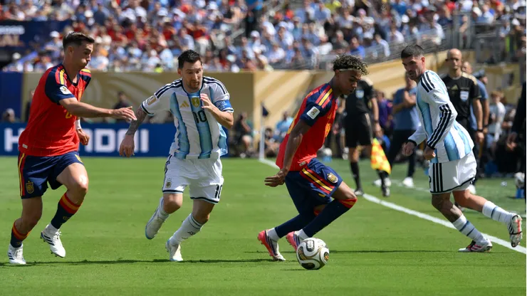 Messi y Yamal durante la final del Mundial 2026: el argentino seguramente no llegue a jugar en 2030.
