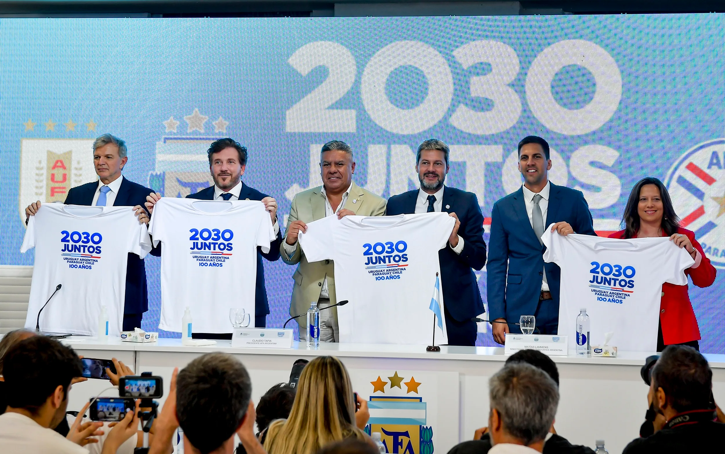 Uruguay, Argentina y Paraguay se unieron para disputar parte del Mundial en su territorio (Getty)