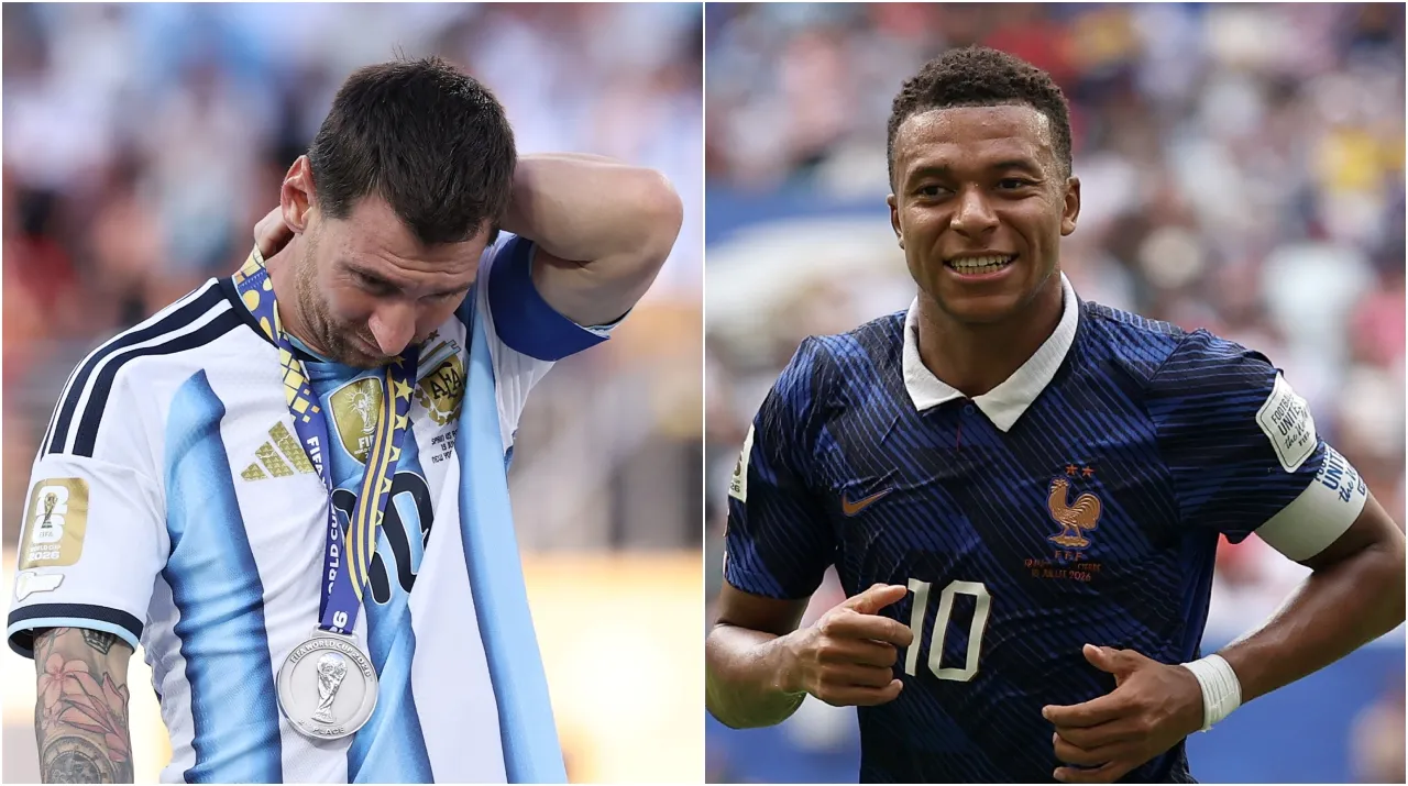 Messi y Kylian Mbappe en el Mundial 2026. (Foto: Getty Images)