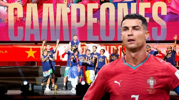 Selección España y Cristiano Ronaldo.