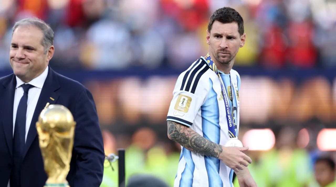 Messi tras la derrota ante España en la final del Mundial. (Foto: Getty Images)