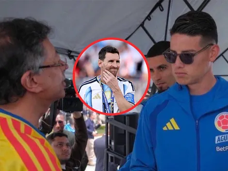 Petro señaló a James y celebró la derrota de Argentina en el Mundial