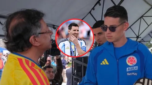 Petro señaló a James y celebró la derrota de Argentina en el Mundial