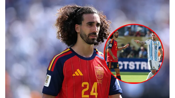 Así reaccionó la prensa internacional a la polémica entre Messi y Cucurella por taparse la boca en la final del Mundial