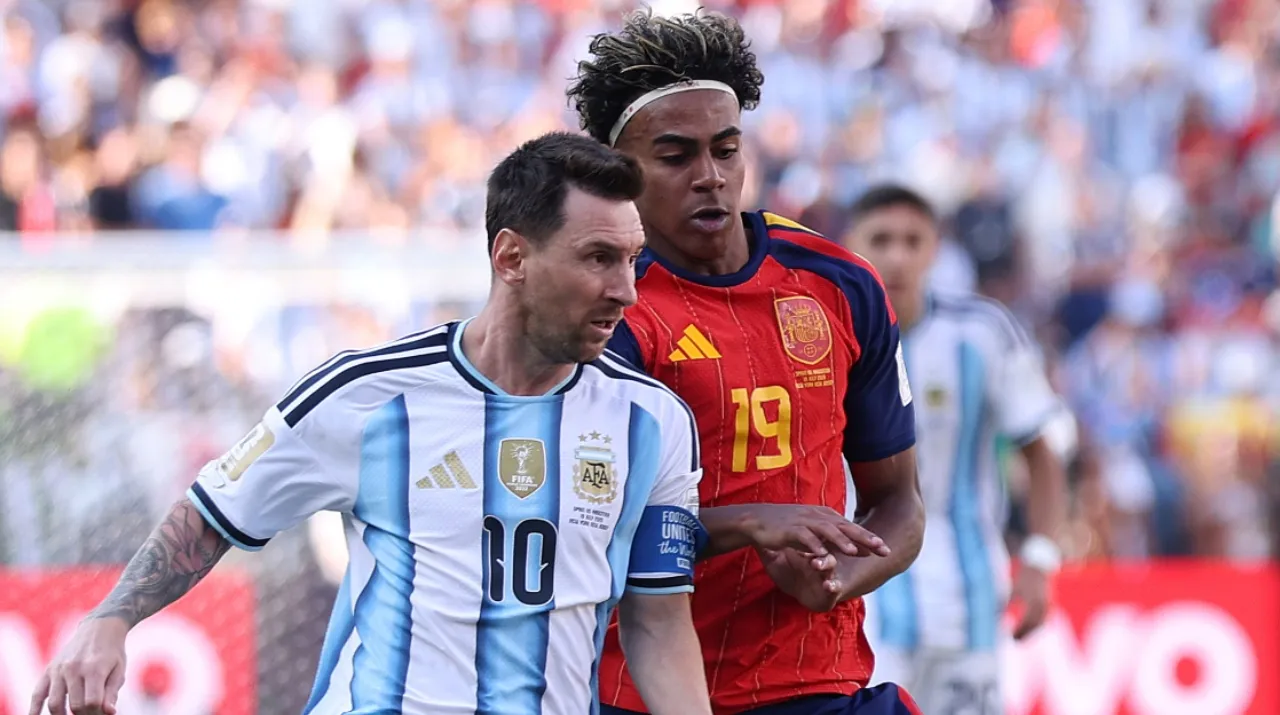 Lionel Messi y Lamine Yamal en el Mundial 2026. (Foto: Getty Images)