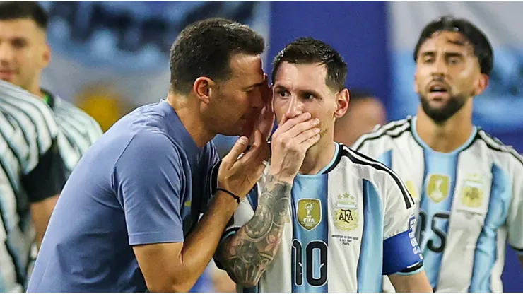 Lionel Scaloni y Leo Messi en el Mundial 2026.