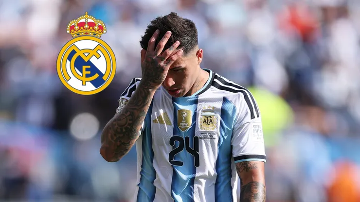 Enzo Fernández, descartado por Real Madrid.